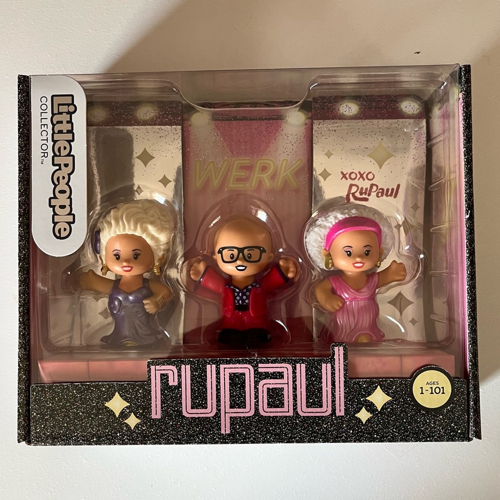 New Fisher Price Little People Collector “RuPaul" Special Edition Figure Set Toy